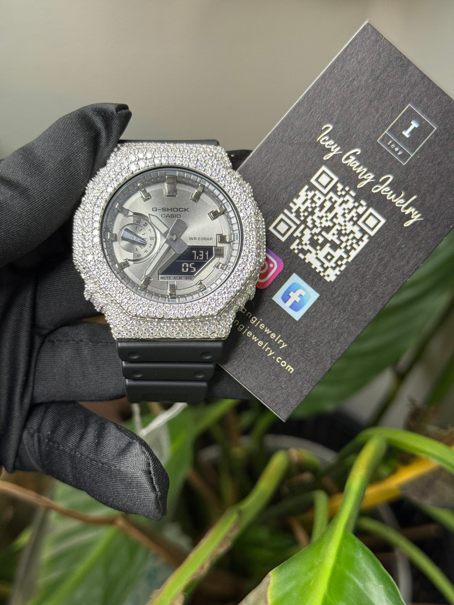 Moissanite G-Shock Watch