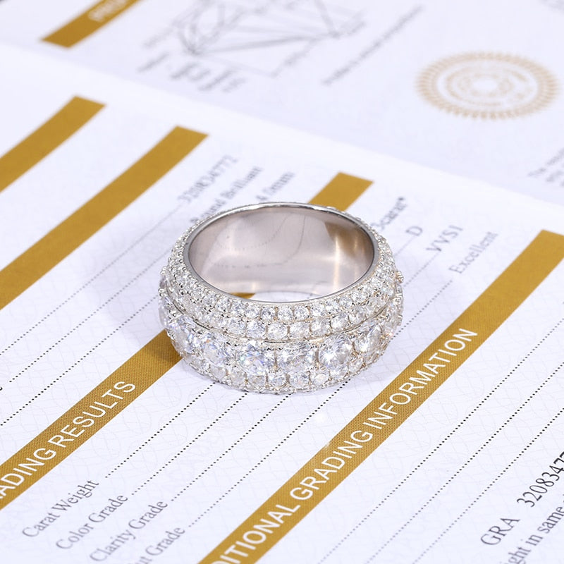 Moissanite Ring S925 Sterling Silver