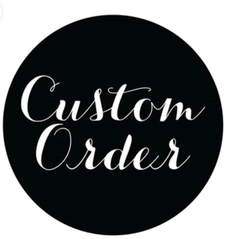 Deposit for 2 Letter two tone Pendant Moissanite