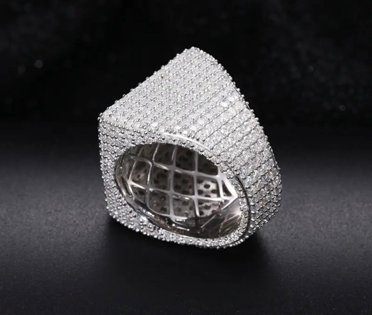 Moissanite Ring 925 Silver