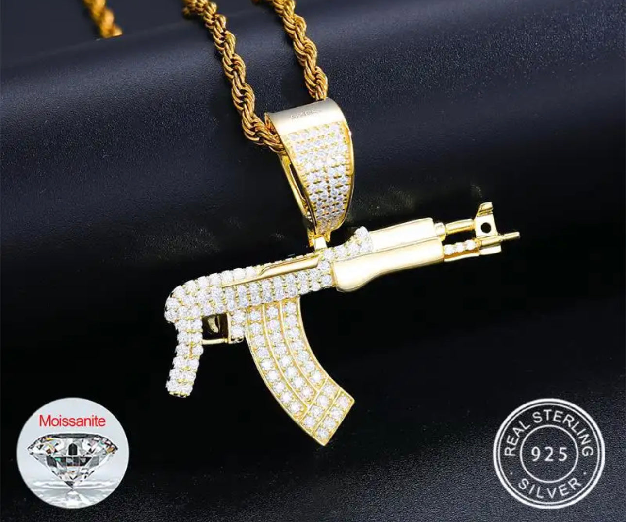 VVS AK Pendant 925 Silver