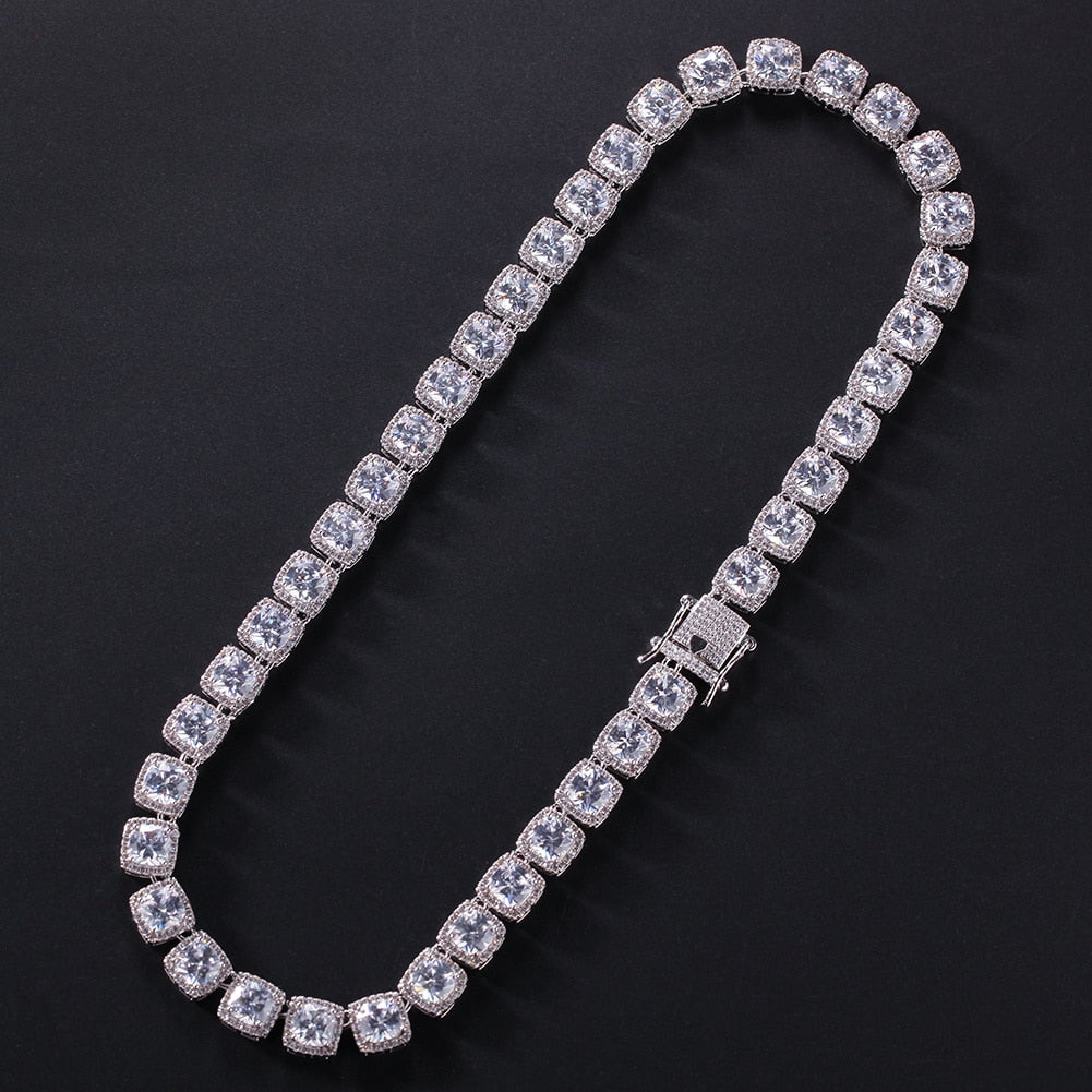 Tennis Chain 10mm Fully Iced Out Chain/Bracelet