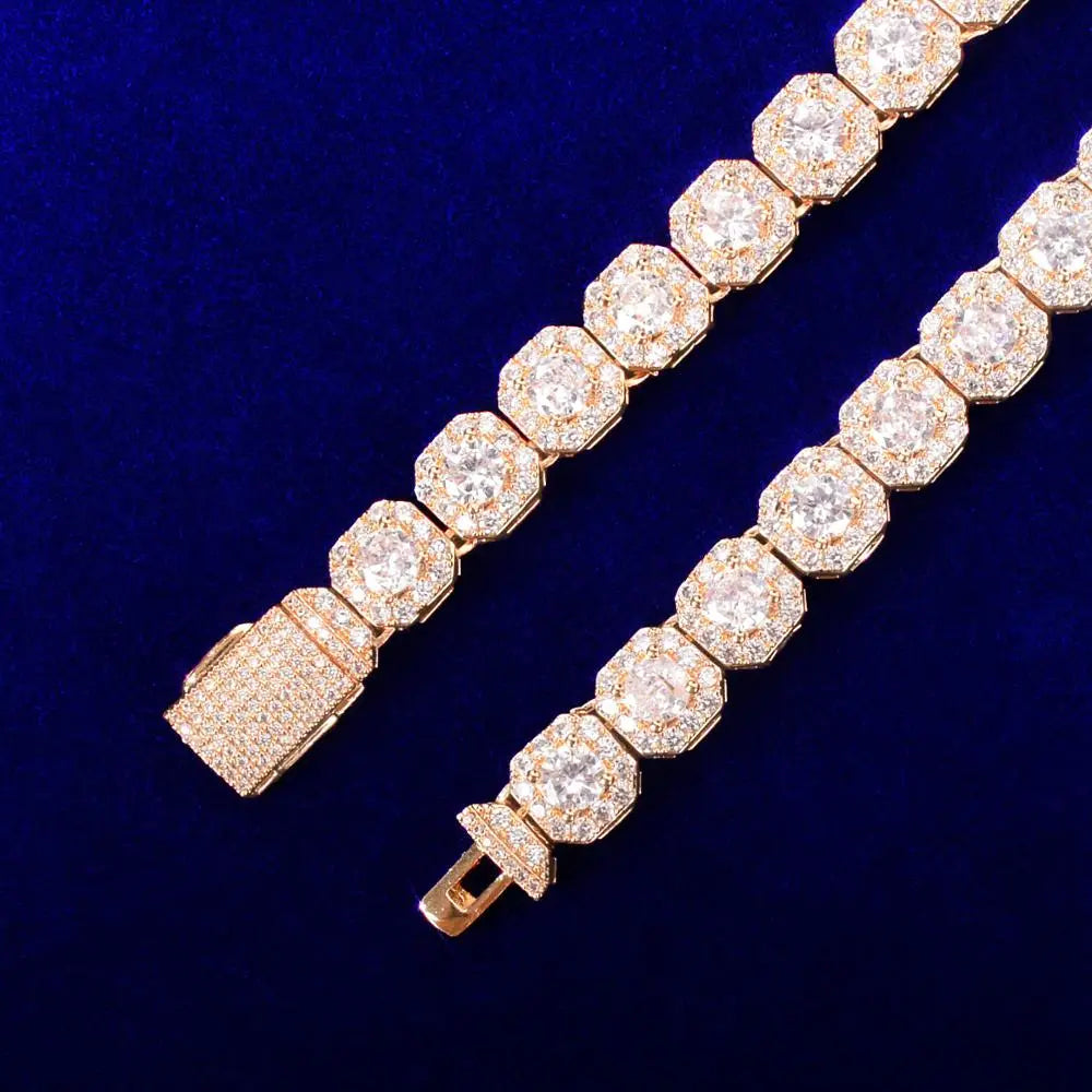Clustered Tennis Chain Zirconia