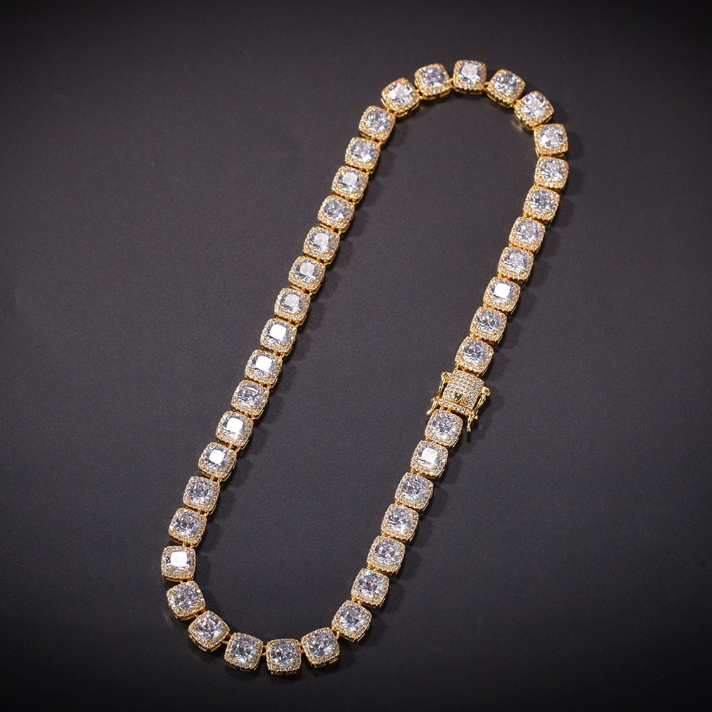 Tennis Chain 10mm Fully Iced Out Chain/Bracelet