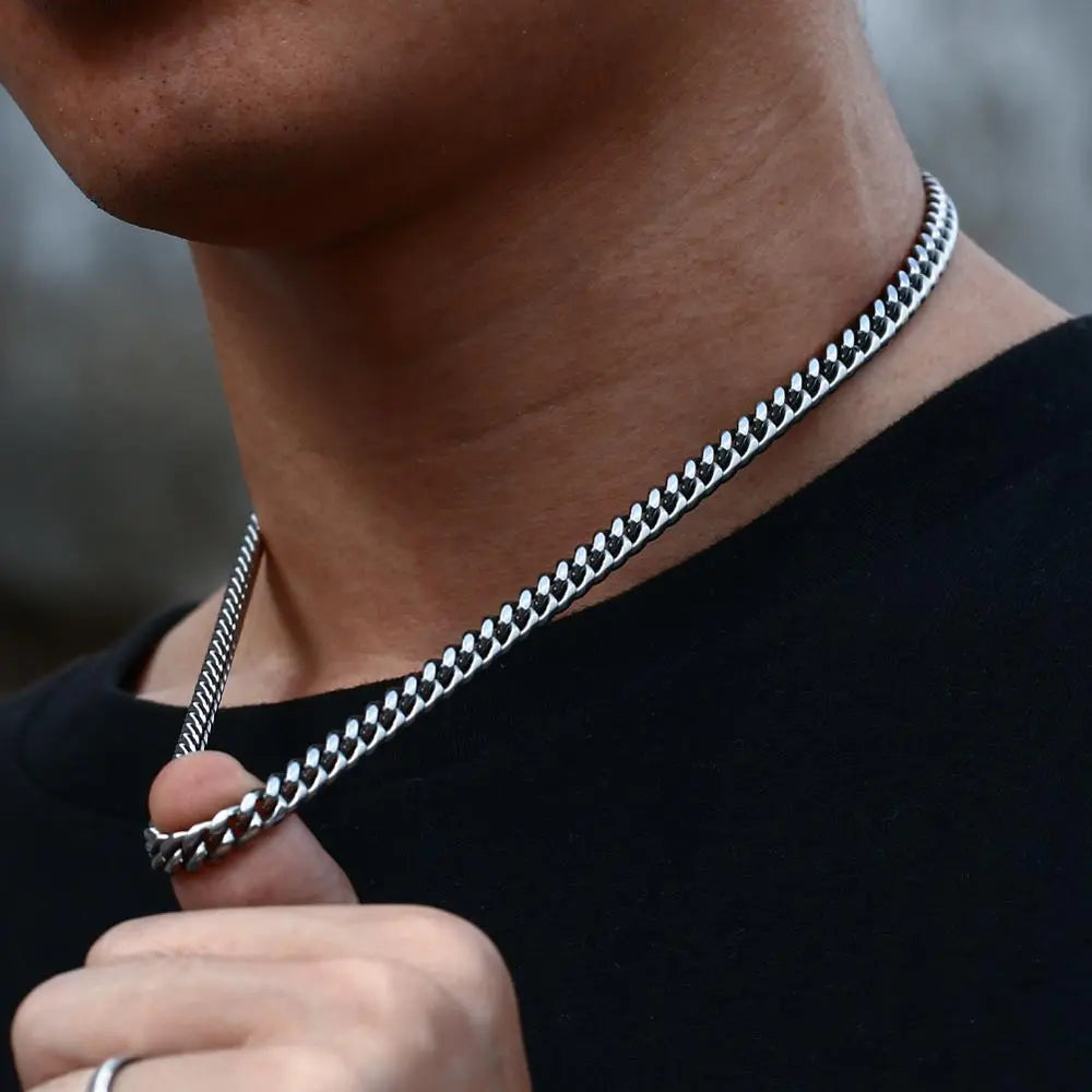 3mm 6mm Wide Stainless Steel Chain