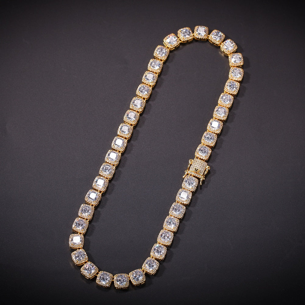 Tennis Chain 10mm Fully Iced Out Chain/Bracelet