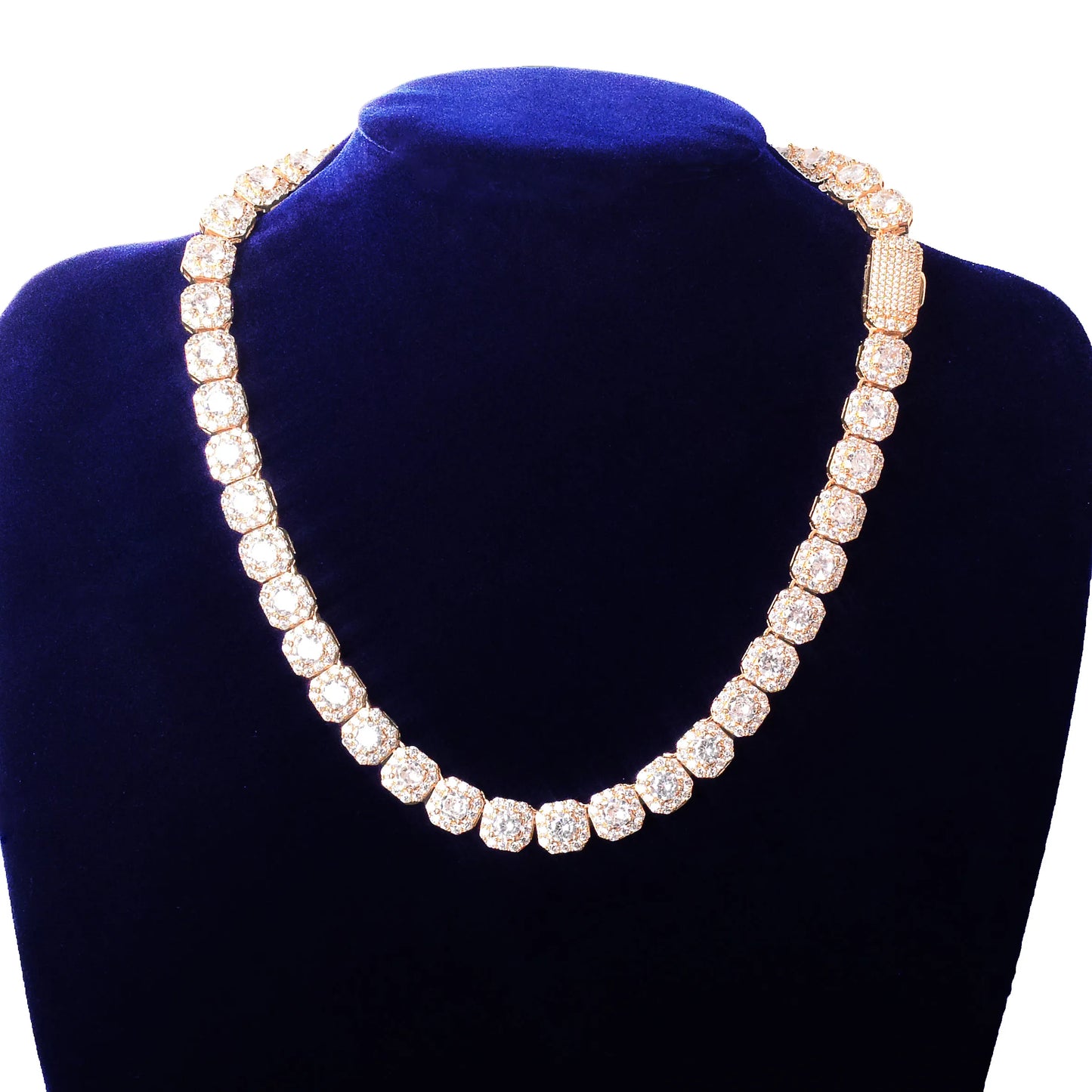 Clustered Tennis Chain Zirconia