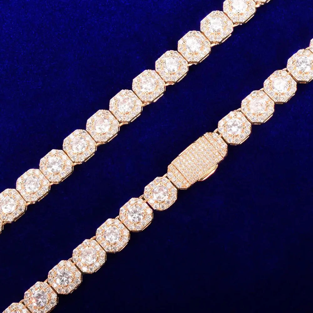 Clustered Tennis Chain Zirconia