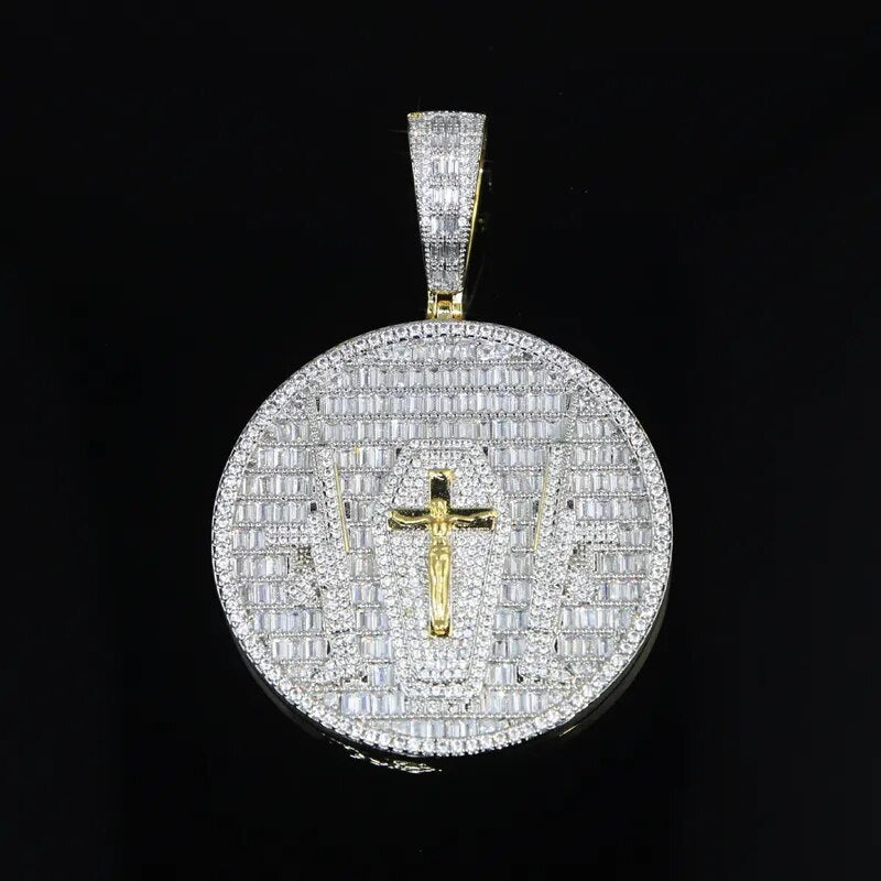 Guns and Jesus Pendant
