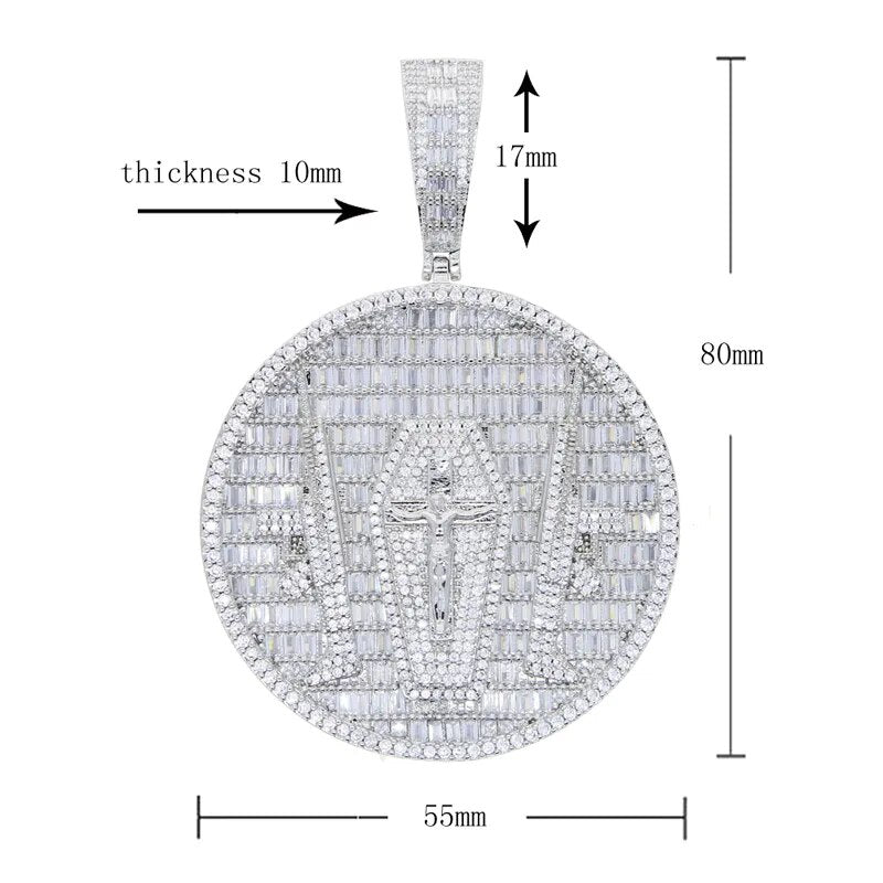 Guns and Jesus Pendant