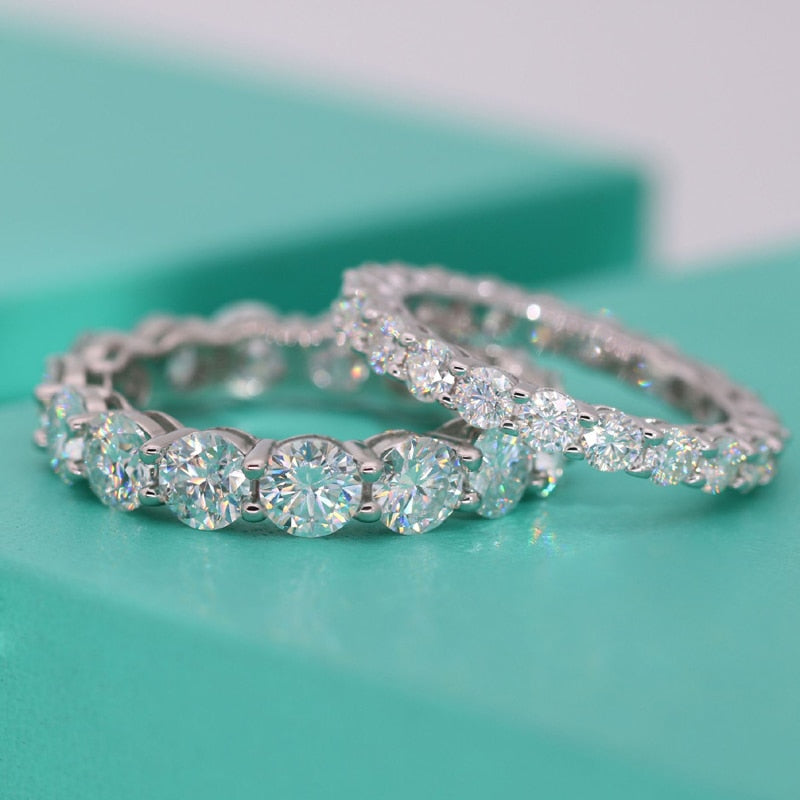 5mm Moissanite Ring S925 Sterling Silver