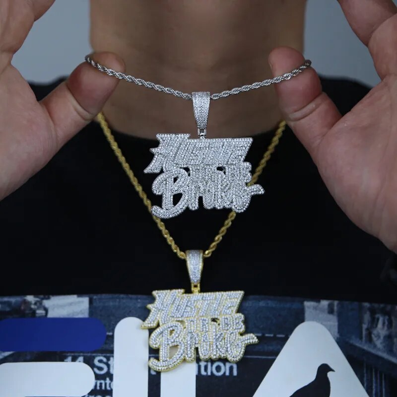 Hustle or be Broke Pendant
