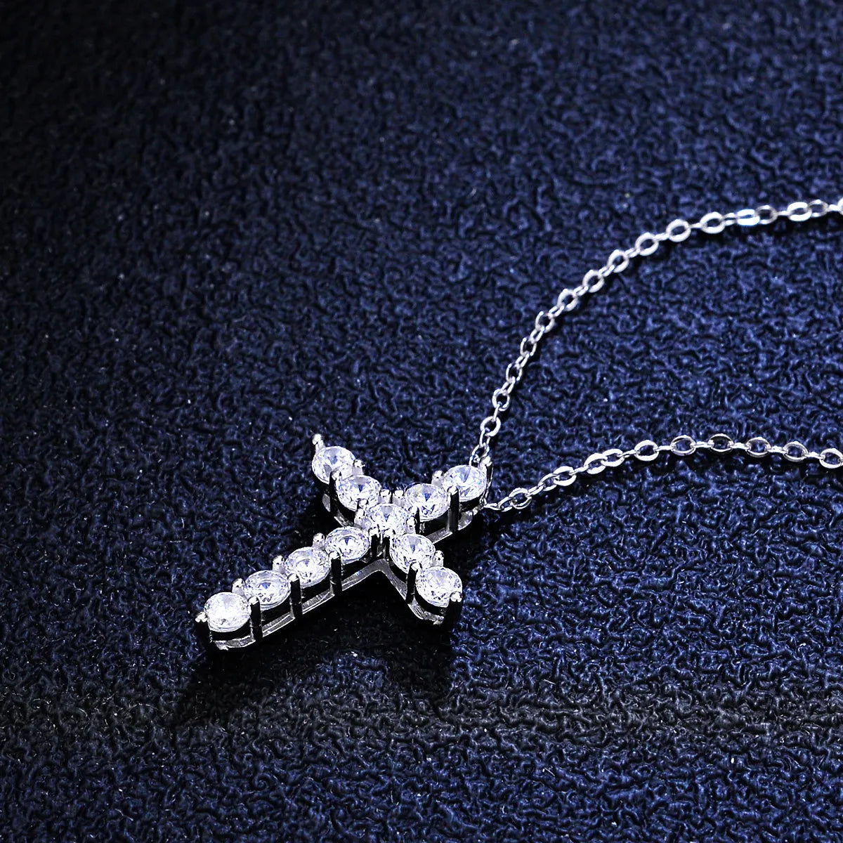 925 Sterling Silver Pendant 1ct Moissanite Diamond Necklace