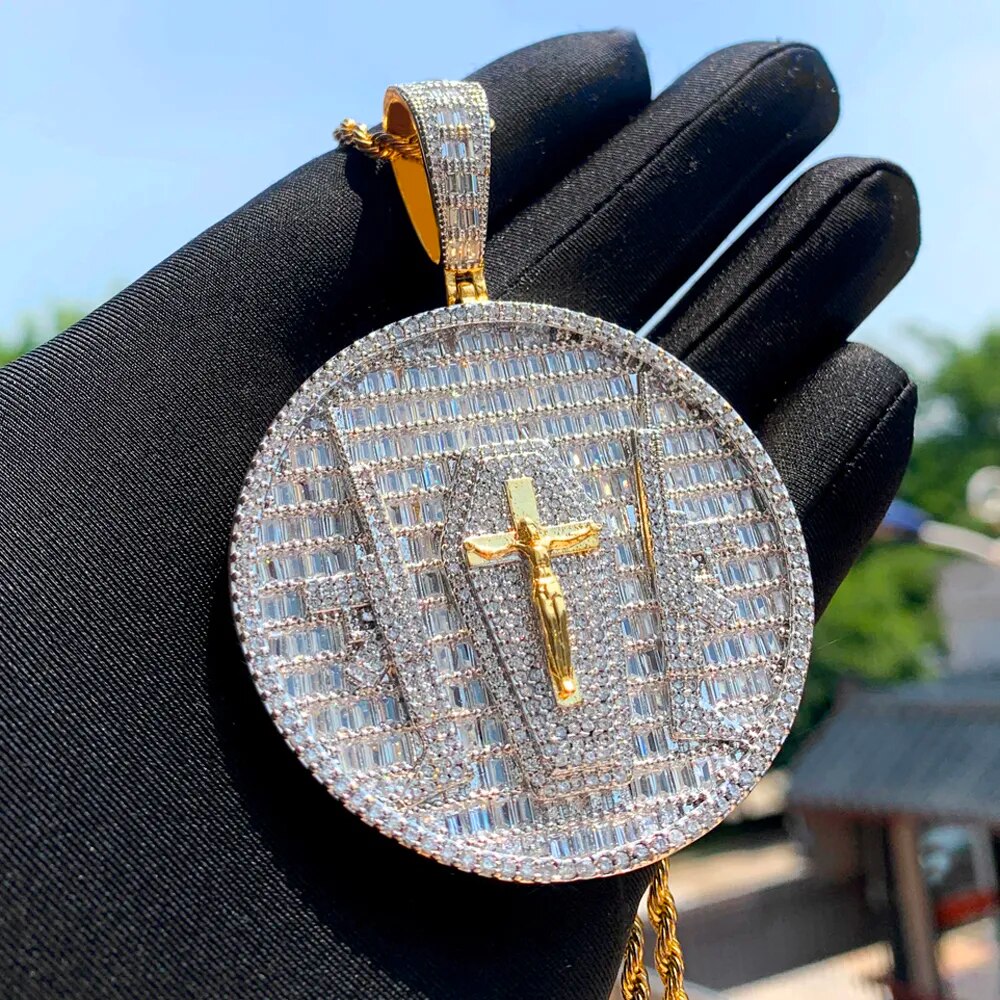 Guns and Jesus Pendant