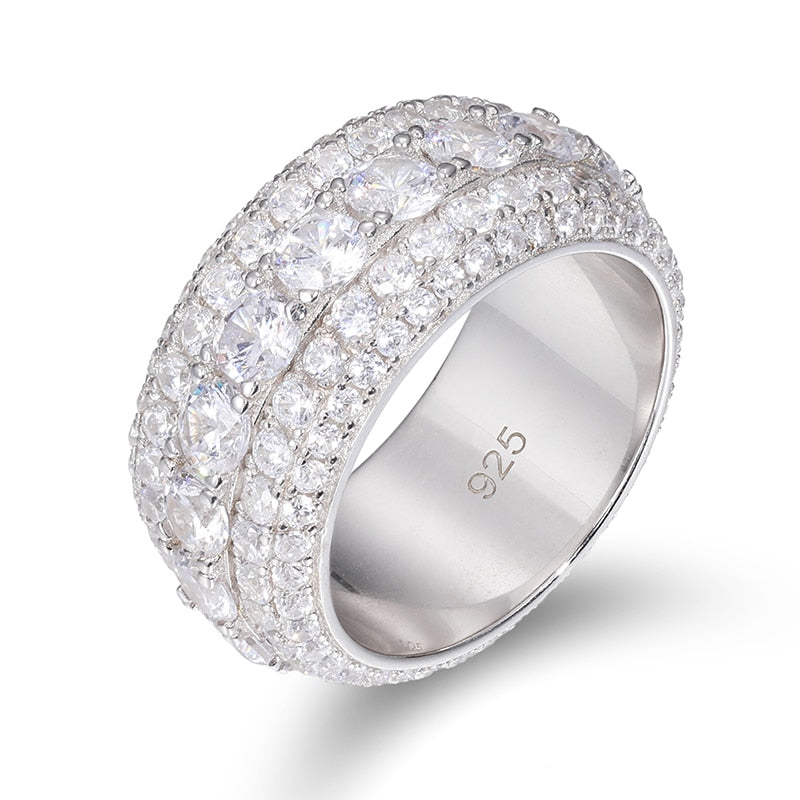Moissanite Ring S925 Sterling Silver