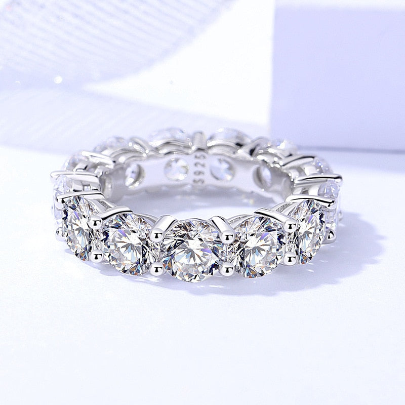 5mm Moissanite Ring S925 Sterling Silver