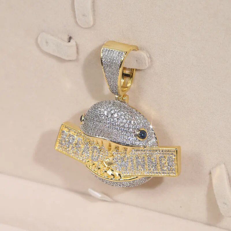 Bread Winner Shark Pendant