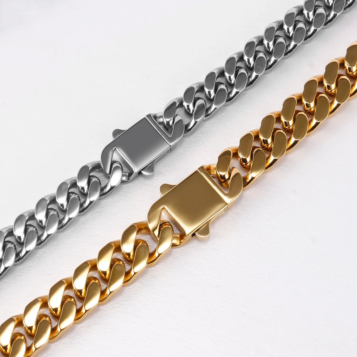 Stainless Steel Chain Necklace Bracelet