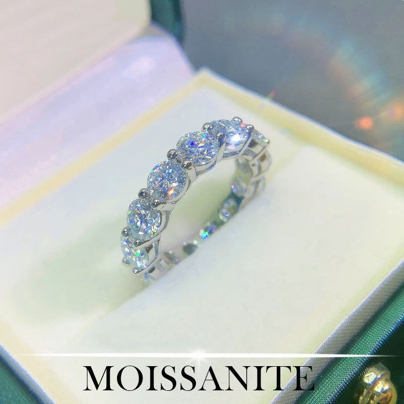 5mm Moissanite Ring S925 Sterling Silver